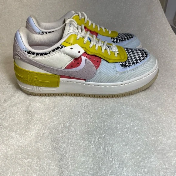 Nike Airforce 1 patchwork sneakers women’s 8.5 - Picture 4 of 7